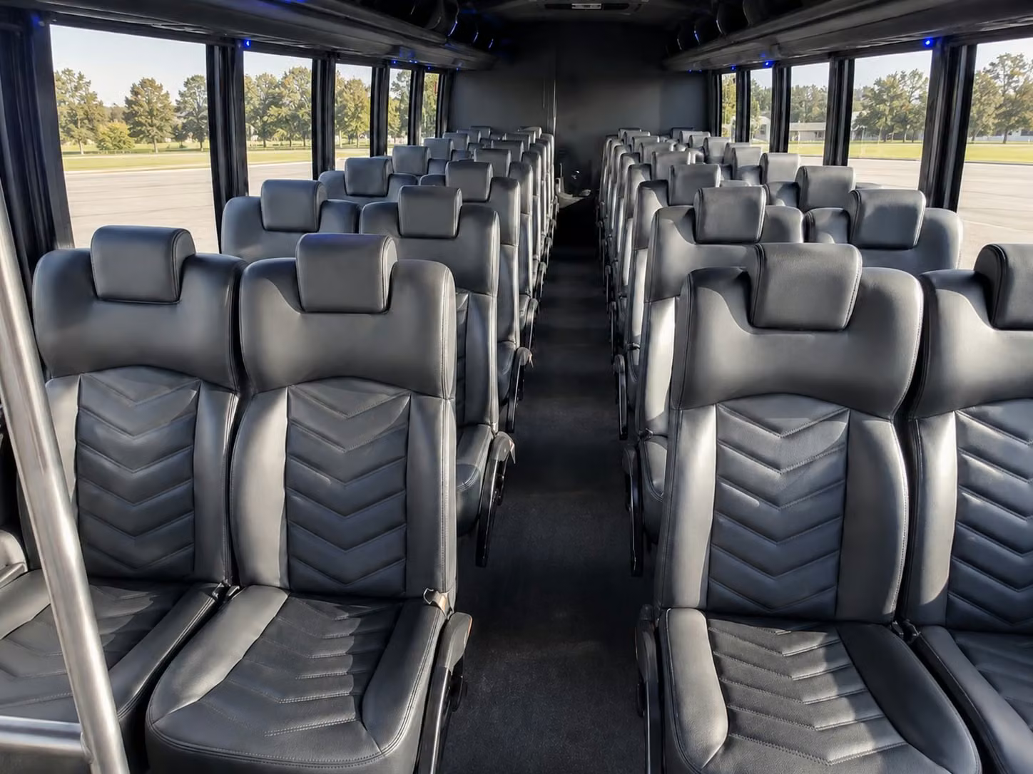 18 passenger minibus interior
