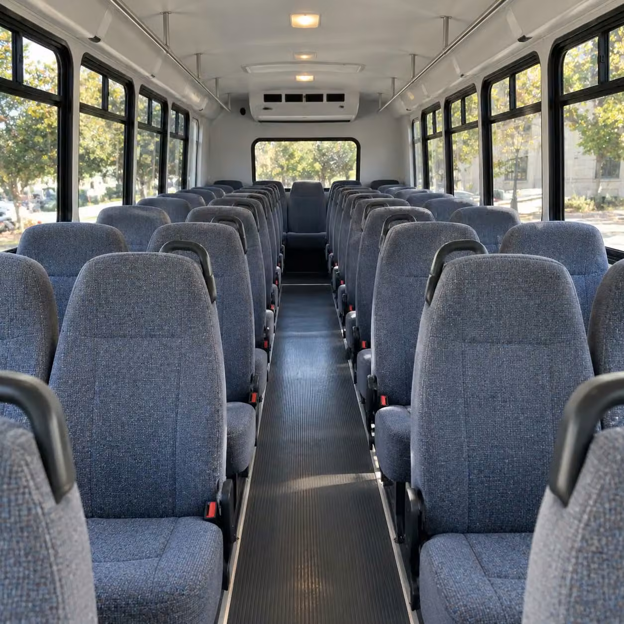 30 passenger minibus interior